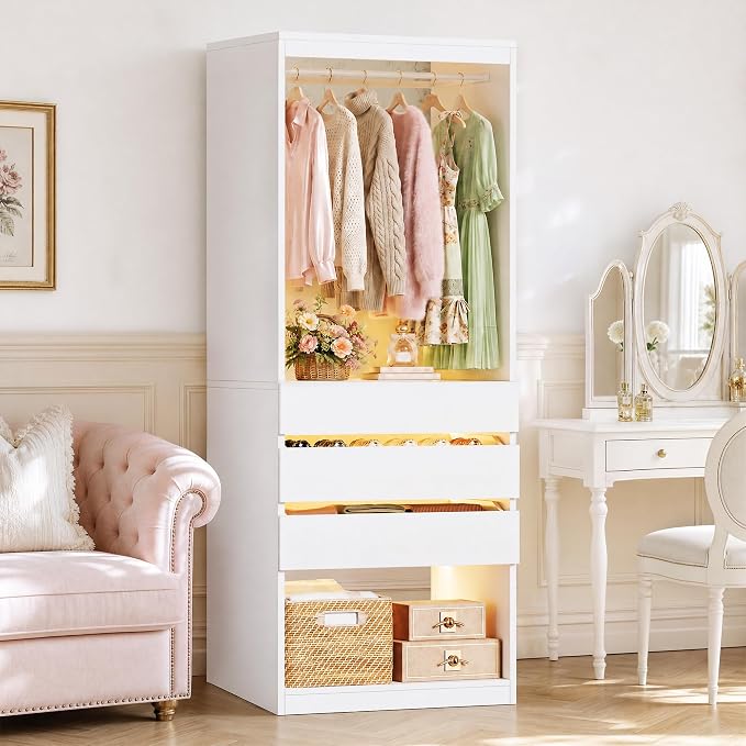 HUAHUU Freestanding 2FT Closet System by HUAHUU