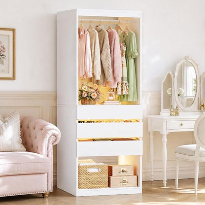 HUAHUU Freestanding 2FT Closet System by HUAHUU