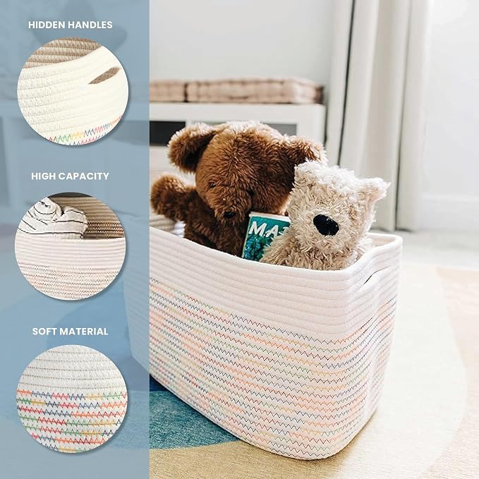 OrganiHaus Woven Storage Baskets - Image 3