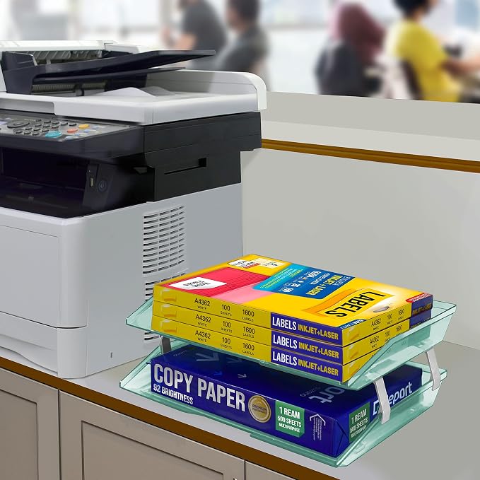 Acrimet Facility 2 Tier Letter Tray, Side Load, Letter Size/A4, Desktop File - Image 4