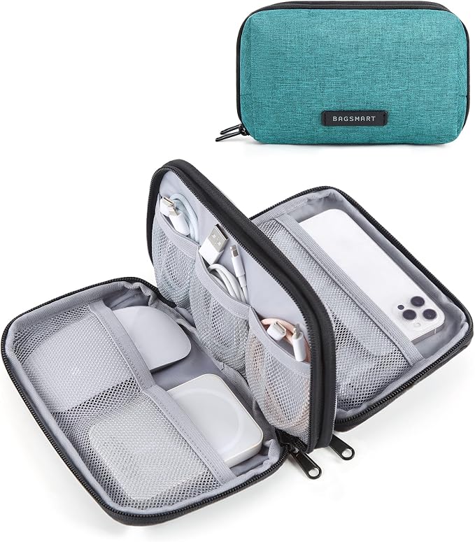 BAGSMART Electronics Organizer Travel Case, Cable Charger Cord Tech Organizer by BAGSMART