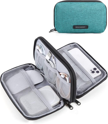 BAGSMART Electronics Organizer Travel Case, Cable Charger Cord Tech Organizer by BAGSMART