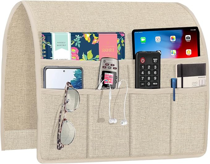Joywell Beige Remote Control Holder Recliner Armchair Caddy Couch Caddy Sofa by Joywell