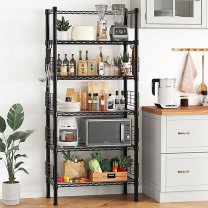 FUTASSI Metal Storage Rack, Storage Organizer Shelves - Image 2