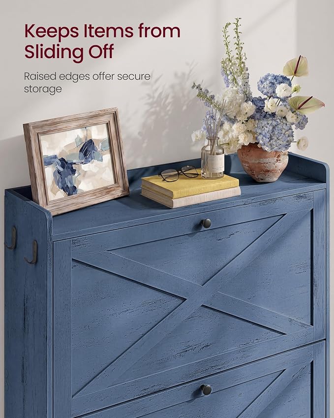 VASAGLE Shoe Storage Cabinet Organizer - Image 6