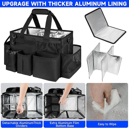 Cleaning Caddy Bag, Large Cleaning Supplies Organizer - Image 2