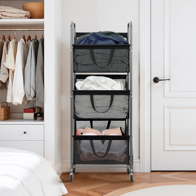 STO STO 3-Tier Vertical Laundry Hamper - Image 2