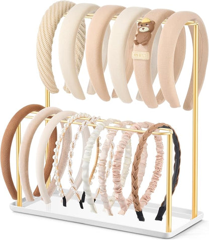 pickpiff Headband Holder Organizer Metal 2-Tier - Image 9