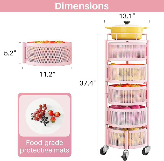 SNTD Fruit and Vegetable Basket Bowls - Image 2