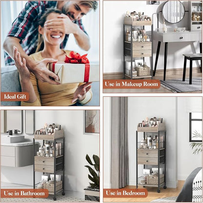 Makeup Organizer, Floor Skincare Organizers Make Up Organizers and Storage - Image 7