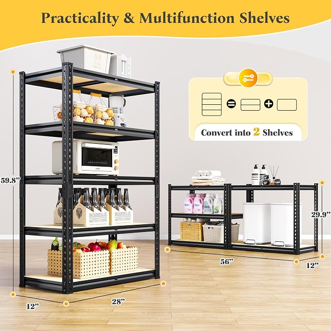REIBII Storage Shelves with Smooth Edges - Image 3