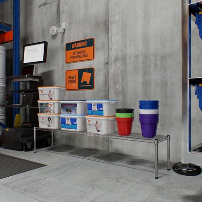 14" Deep x 72" Wide x 14" Height Wire Shelving Kit | 1-Tier | NSF Commercial - Image 8