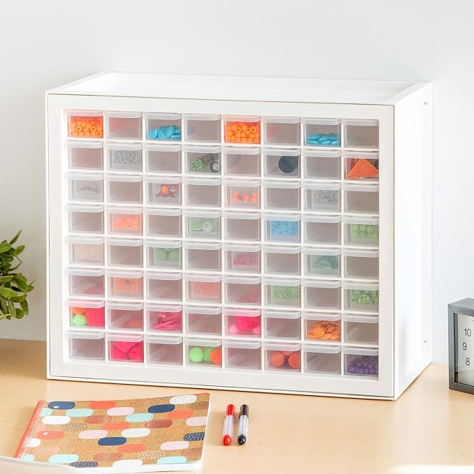 IRIS USA 64-Drawer Screw Organizer, Hardware Storage, Made in USA, Art & Craft - Image 7
