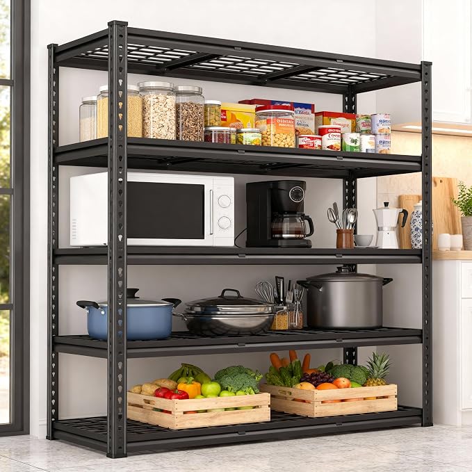 REIBII 2800LBS Garage Shelving 48.2" W Storage Shelves Heavy Duty 5-Tier - Image 8