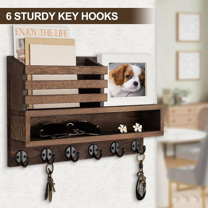 Key and Mail Holder Wall Mount, Key Hanger - Image 8