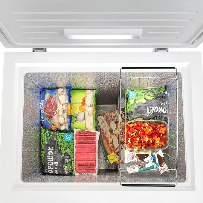 Orgneas Expandable Chest Freezer Basket, Stainless Steel Hanging Deep Freezer - Image 6