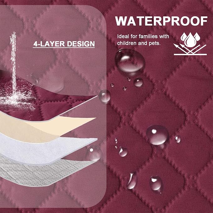 Waterproof Sofa Armrest Cover Headrest Cover - Image 3