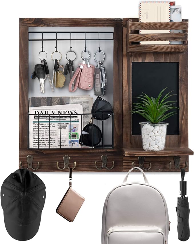 Key Holder for Wall, Mail Organizer Wall Mount - Image 7