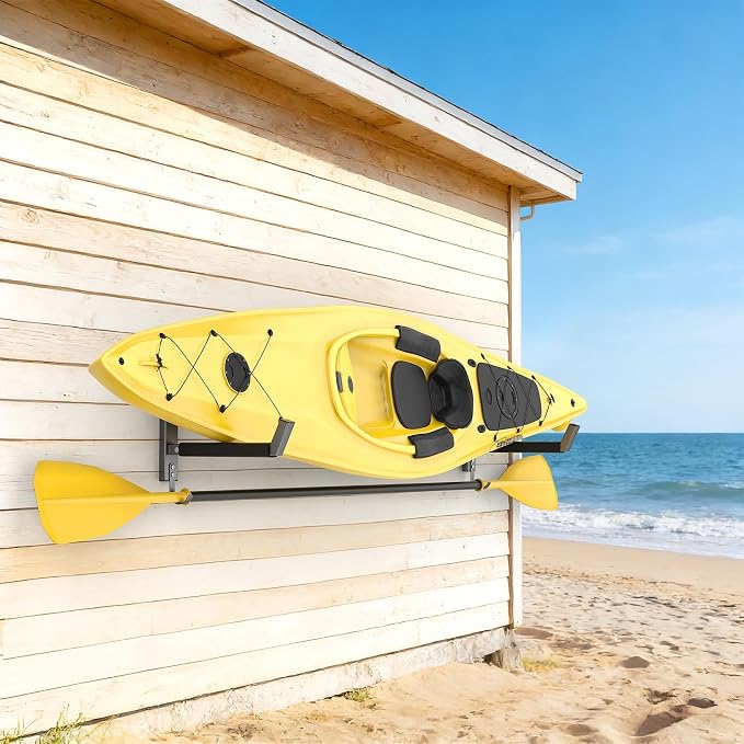 WALMANN Wall Mount Kayak Rack for Garage, Heavy-Duty Kayak Storage Hangers - Image 8