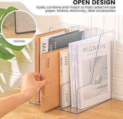 CiWiVOKi Vertical File Holder, 4 pack - Image 4