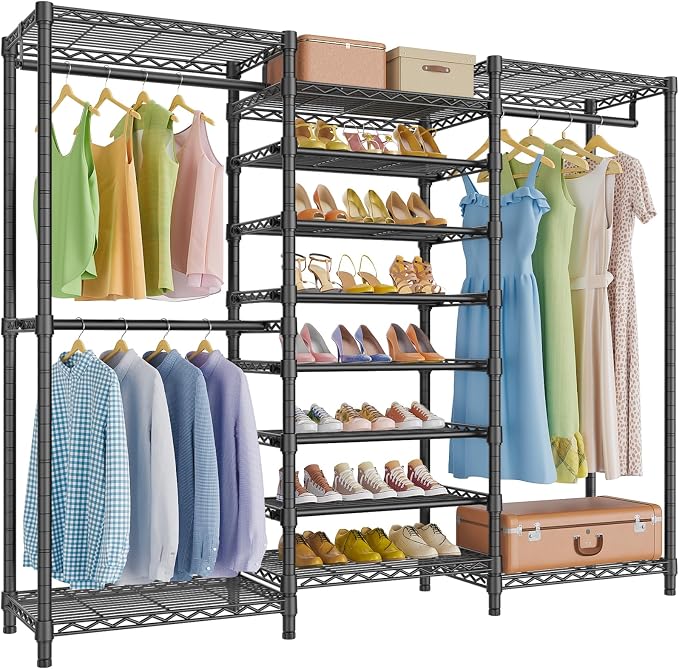 VIPEK S3 Heavy Duty Garment Rack Freestanding Clothes Rack Closet Storage by VIPEK