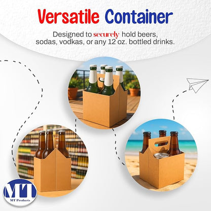 MT Products Brown 4 Bottle Holder 12 oz. each - Image 7