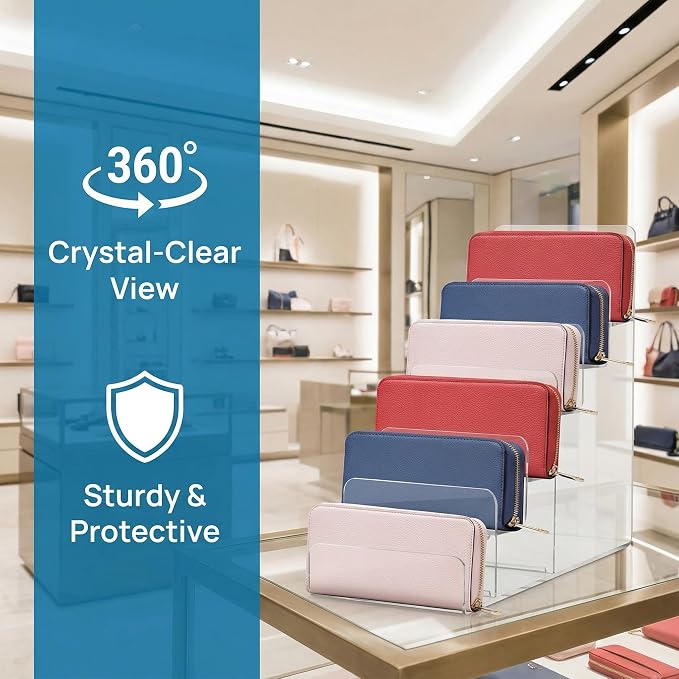 Cabilock 6-Tier Clear Acrylic Display Stand - Image 2