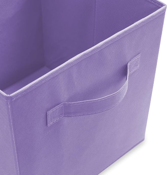 Casafield Set of 6 Collapsible Fabric Cube Storage Bins, Cubby Organizers & More - Image 3