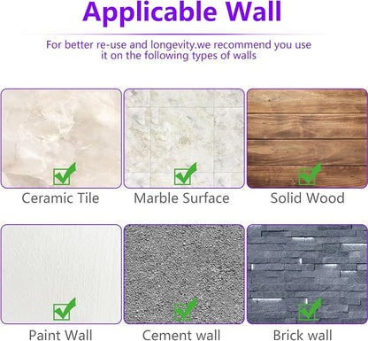 Broom Holder Wall Mount Screw Drilling, Sturdy Heavy Duty Stainless Steel Mop - Image 7