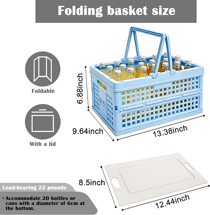 Foldable Small Plastic Baskets - Image 2