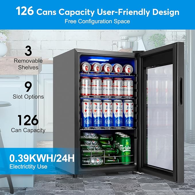 Beverage Refrigerator 17 inch Wide - Image 7