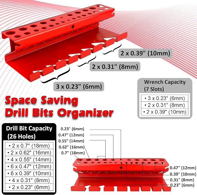 MUTUACTOR Magnetic Screwdriver Rack, Magnetic Tool Holder Durable Storage Holder - Image 5