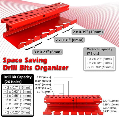 MUTUACTOR Magnetic Screwdriver Rack, Magnetic Tool Holder Durable Storage Holder - Image 5
