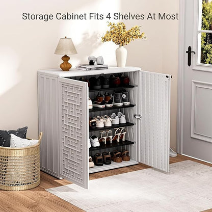 Outdoor Storage Cabinet, 62 Gallon Resin Storage Box, Furniture Cushions - Image 7