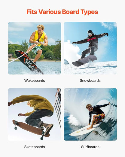 VEVOR Surfboard Wall Mount, 4 Tiers Horizontal Surfboard Rack - Image 6