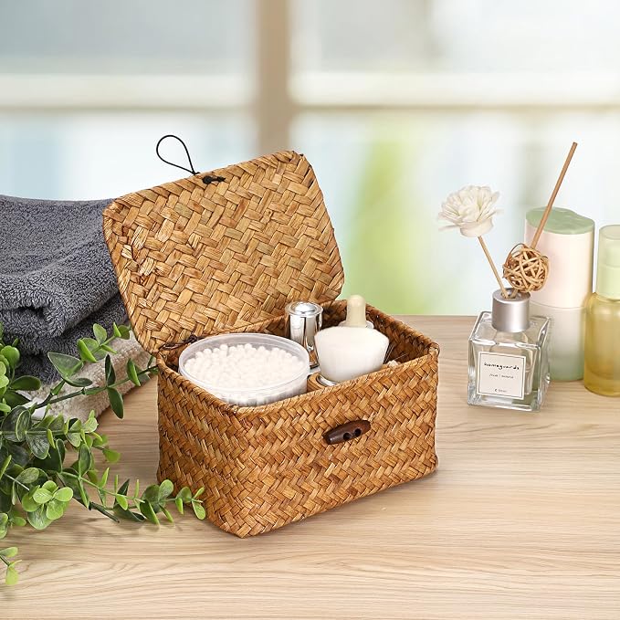 Hipiwe Seagrass Basket Key Holder Box - Image 5