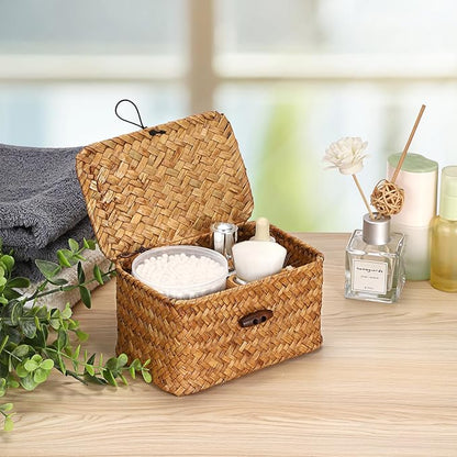 Hipiwe Seagrass Basket Key Holder Box - Image 5