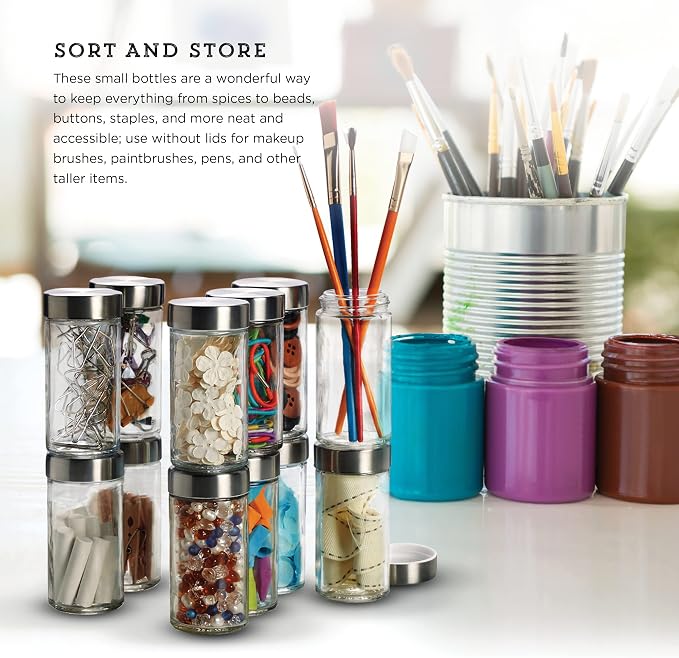 Kamenstein Clear Reusable 3 Oz Jars - Image 5