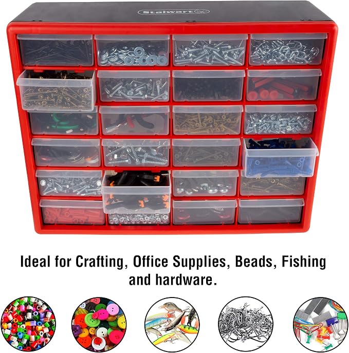 24 Plastic Drawers Organizer - Image 6