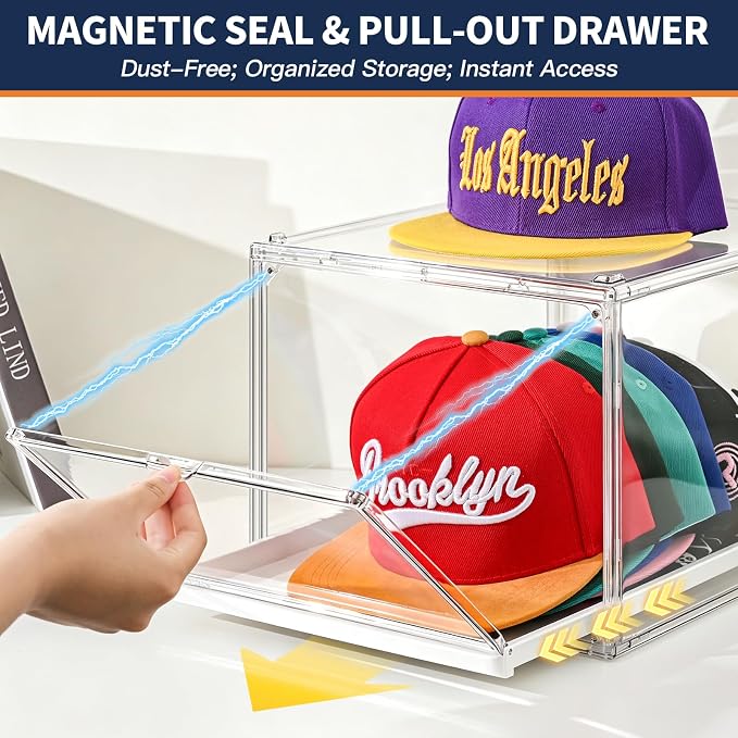 Ultra Clear Hat Organizer Drawer - Image 6