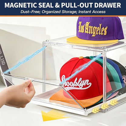Ultra Clear Hat Organizer Drawer - Image 6