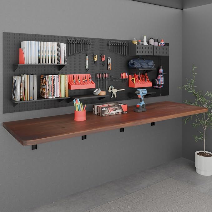 IAE Floating Wall Mounted Folding Table Desk - Image 3