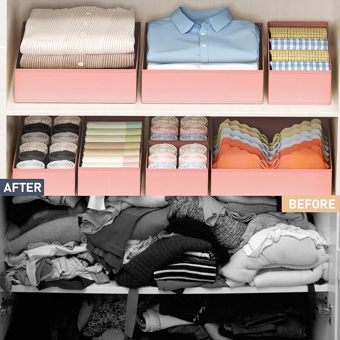 DIMJ Drawer Organizer Clothes - Image 5