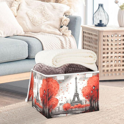 Red Paris Tower Storage Bins - Image 5