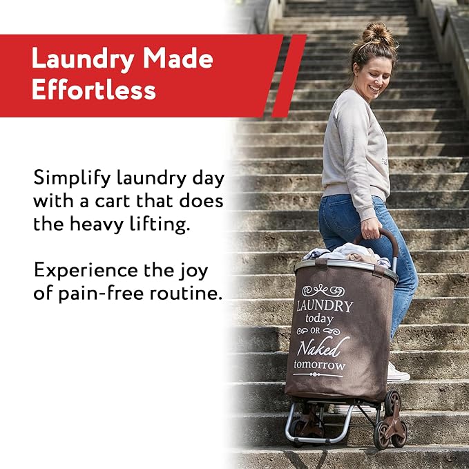 dbest products Stair Climber Laundry Trolley Dolly - Image 9