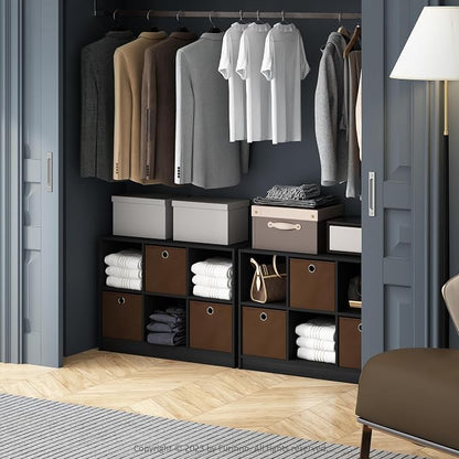 Furinno Cubic Closet Organizers and Storage, 6-Cube Closet Organizer - Image 2