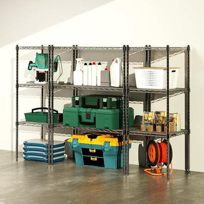 Whitmor 1 Tier Supreme Stacking Shelving Unit, Wire Metal Home Storage Organizer - Image 6
