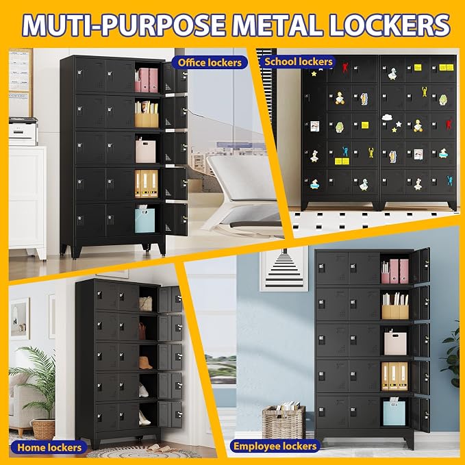 PAOFIN Metal Storage Lockers for Employees - Image 7