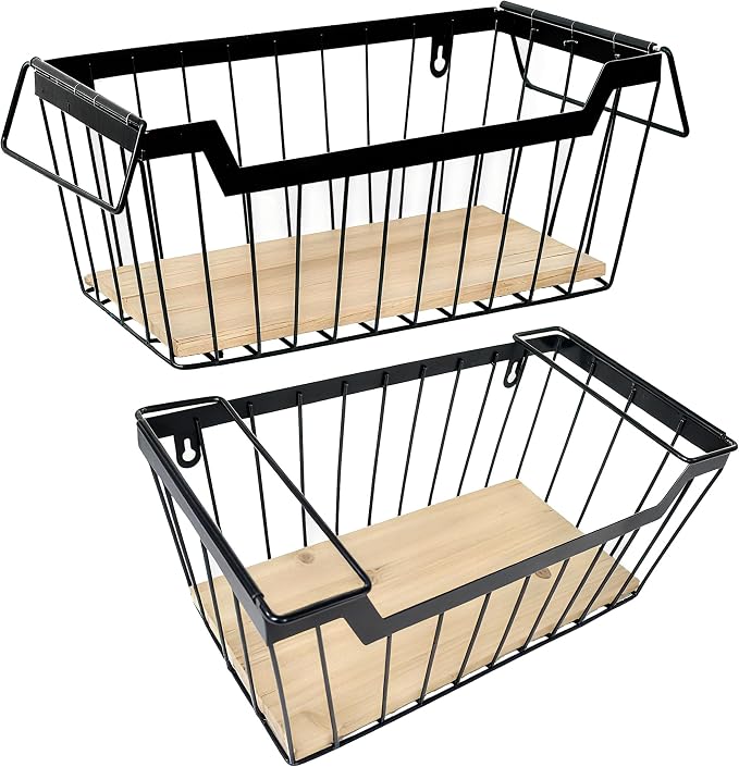 ShabbyDecor Metal Wire Basket - Image 7