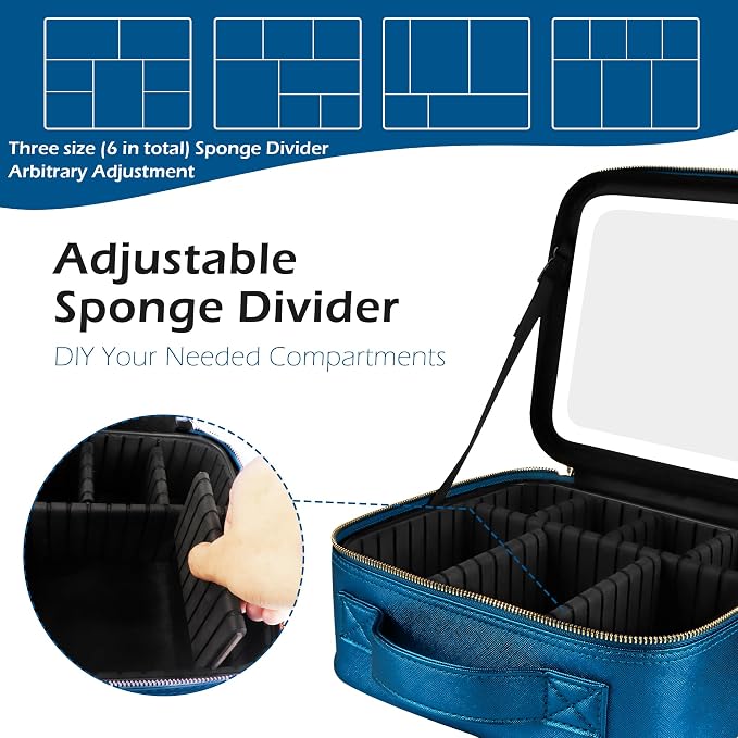 MOMIRA Travel Makeup Bag Cosmetic Bag Makeup Organizer Bag - Image 4
